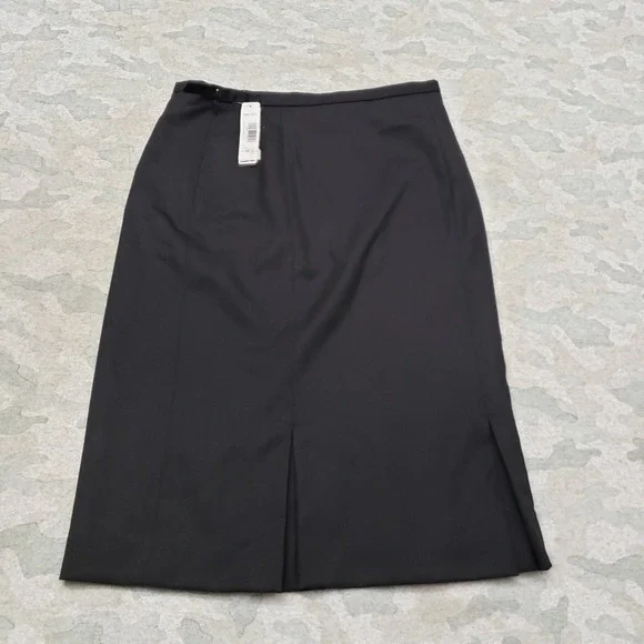 Pendleton Skirt Womens 8 Black Zip NWT Wool Pencil - Picture 9 of 11